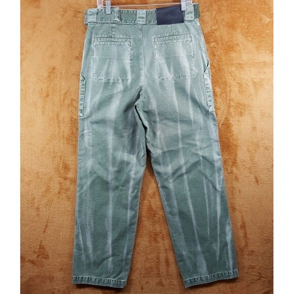 JW ANDERSON Jeans Mens Large Green Wide Leg Cargo Trouser $690 - Picture 6 of 12